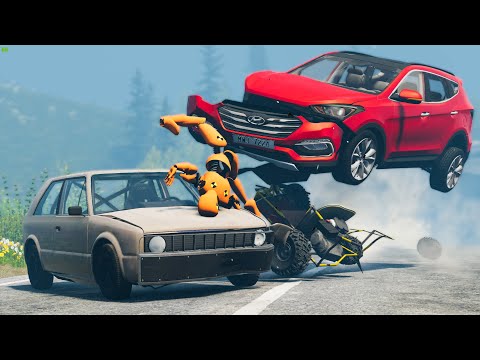 Street Racing Car Crashes #58 - BeamNG Drive Crashes