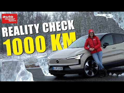 E-Auto im Winterurlaub? So weit kommt der EX30 im Schnee.