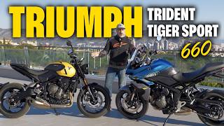 Probé las Triumph Trident y Tiger Sport 660: aciertan con el precio y ganan potencia