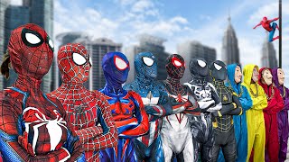 PRO 4 SPIDER-MAN TEAM ( ALL ACTION STORY 2 ) || Spider-Man RED ,   VENOM , GOOD HERO and SPIDER-GIRL
