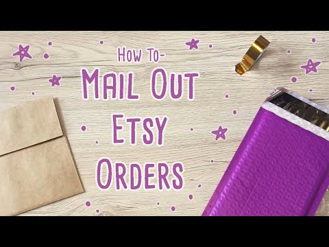 HOW TO - Ship Out Items Cheap, Quick, and Easy! || How I Package/Mail Out My Etsy Orders!