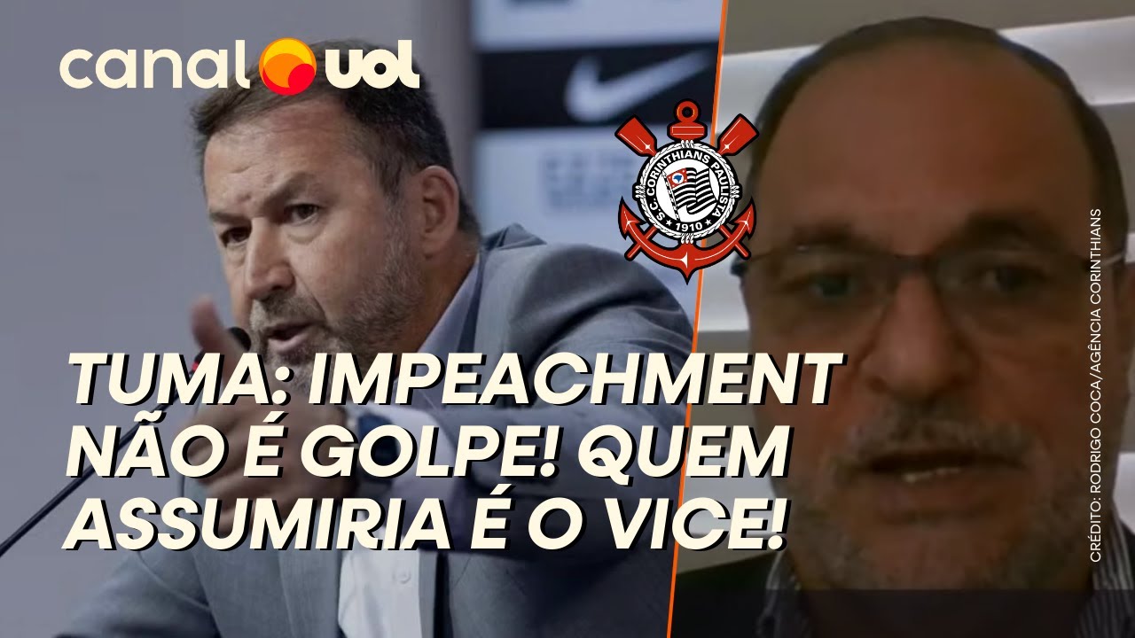 CORINTHIANS: ROMEU TUMA JR NEGA ACUSAÇÃO DE GOLPE DE AUGUSTO MELO: 'QUEM ASSUME É O VICE'