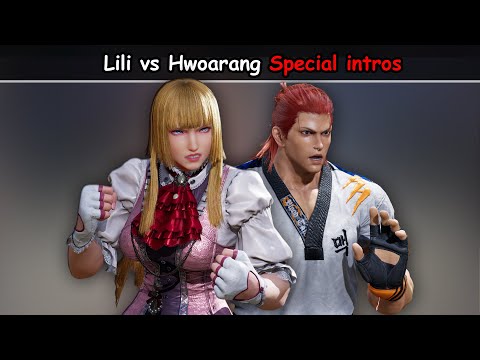 Tekken 8 – Lili Vs Hwoarang (Special Intros) | Body Swap