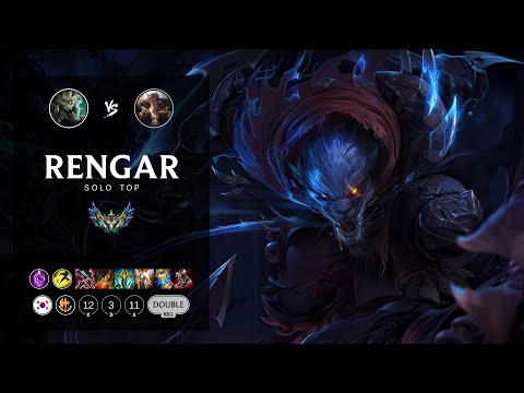 Rengar Top vs Sett - KR Challenger Patch 12.9