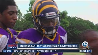 Lamar Jackson's path to college stardom began in Boynton Beach