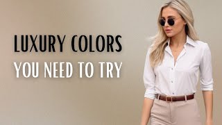Expensive Looking Color Combinations in budget