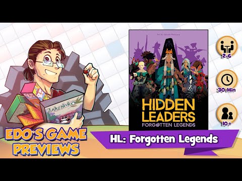 Edo's Hidden Leaders: Forgotten Legends Review (KS Preview).