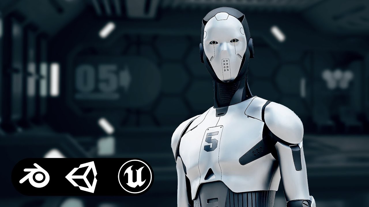 I-Homo 06 Auto-Rig Pro Rigged For Mixamo Unreal Engine Unity 3D Model