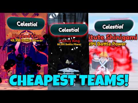 USE THESE *CHEAP* TEAMS TO BEAT EVERY CELESTIAL BOSS In Anime Card Clash! Roblox