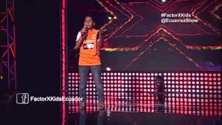 Adrián - No me doy por vencido | (Programa 1) Casting Factor X Kids Ecuador 2015