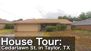 MLS House Tour: 1804 Cedarlawn St in Taylor , TX - Beautifully Renovated Home