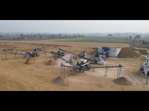 4 stage stone crushing and wash sand plant
