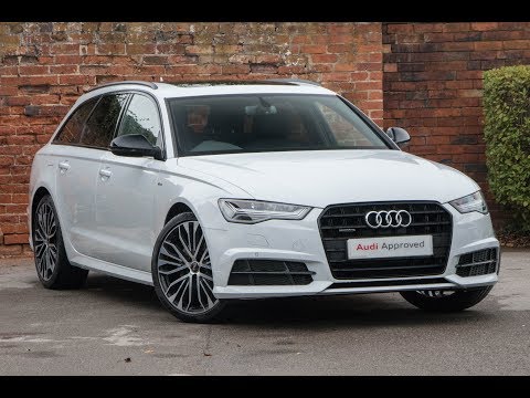 FH18ETL AUDI A6 AVANT TDI QUATTRO S LINE BLACK EDITION WHITE 2018