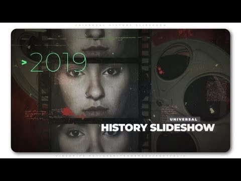 Universal History Slideshow | After Effects template