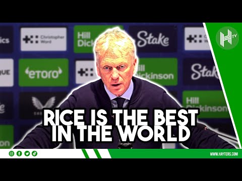 Rice the BEST IN THE WORLD! | David Moyes | Everton 0-1 Arsenal