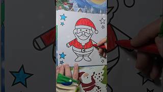 Coloring Santa Claus 🎅  #santaclaus #art #coloring