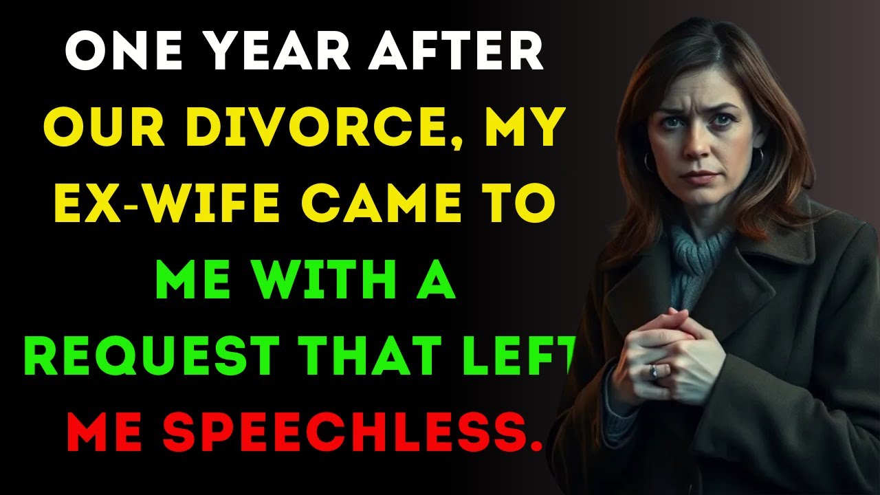 A Year After Our Divorce, My Ex-Wife Appeared with a Request That Left Me Stunned.