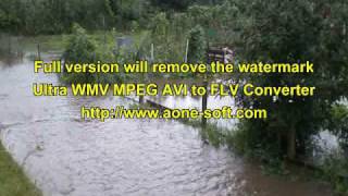 preview picture of video 'Forest Farm Allotments flooding'