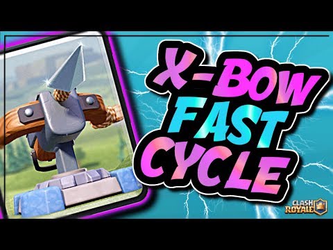 STRONG LADDER X-BOW FAST CYCLE DECK | 5,000+ TROPHY DECK | Clash Royale