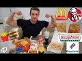 INSANE FAST FOOD CHALLENGE | EPIC CHEAT MEAL (5000+ CALORIES)