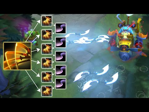 Omega split Omnislash [Flak Cannon + Moon Glaives] Dota 2 Ability draft