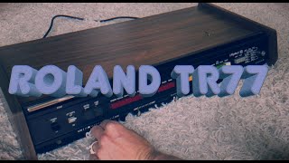 Video thumbnail for Exploring the Roland TR77 / Roland Rhythm 77 by Vintage Audio Institute Italia