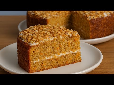 No flour or sugar! Oats and carrots! You will bake this cake every day!
