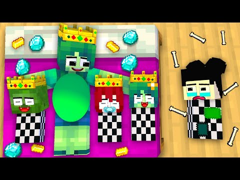 GA Animations - Monster School :  Baby Zombie Challenge x Squid Game Doll Rich and Poor - Minecraft Animation