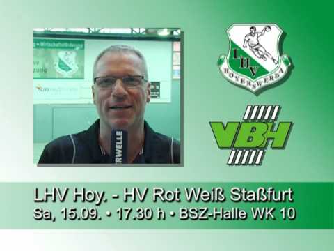 LHV gegen HV Rot Weiß Staßfurt - Spielankündigung