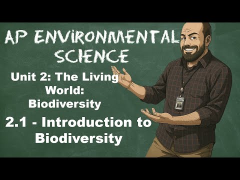 AP Environmental Science Unit 2 – Topic 2.1 – Introduction to Biodiversity