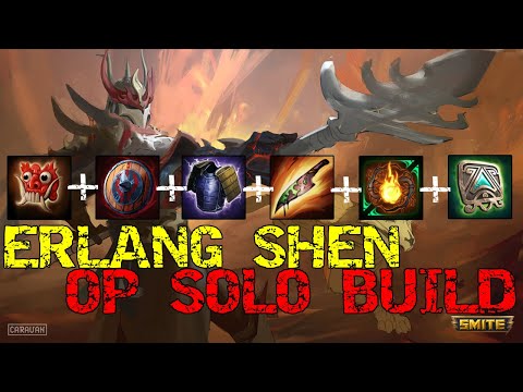 THE OP SOLO BUILD!! Erlang Shen Solo Gameplay | Smite Conquest