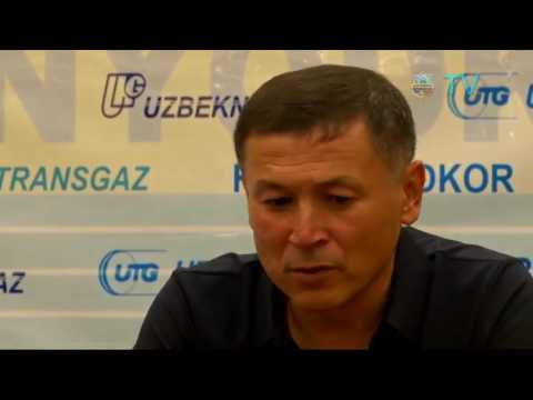 Post-match   press-conference  Mirjalol QOSIMOV