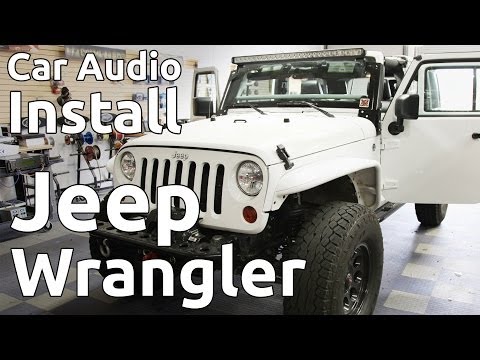 2012 Jeep Wrangler w/ Roll Cage Speaker & Amplifier Install | In-Depth Procedure
