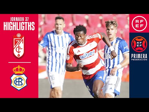 Resumen #PrimeraFederación | Recreativo Granada 2-1 RC Recreativo de Huelva | Jornada 37, Grupo 2