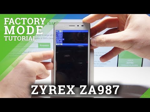 How to Open Factory Mode in ZYREX ZA987 - Hardware Test