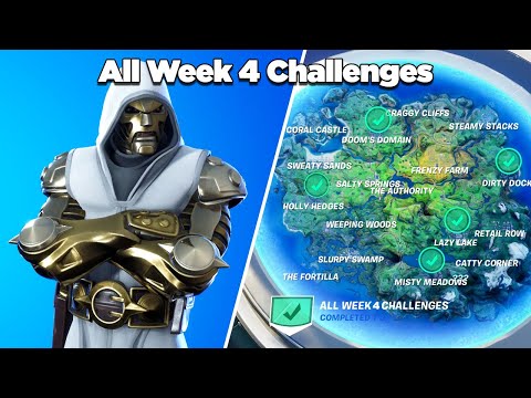 Fortnite All Week 4 Challenges Guide (Fortnite Chapter 2 Season 4)