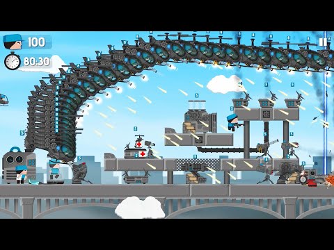 Clone Armies - Warman Chopper Army vs Sandbox Defense Power 6