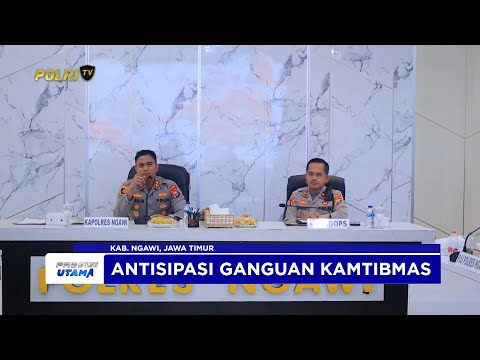 POLRES NGAWI GELAR RAKOR BERSAMA PERGURUAN SILAT