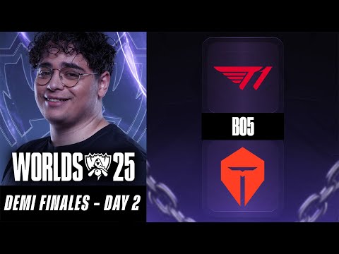 T1 VS TES | DEMI FINALE DES WORLDS LOL 2025