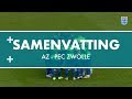 Samenvatting AZ - PEC Zwolle