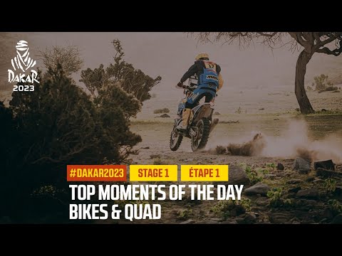 ダカール・ラリー2023 バイククラスのステージ1ハイライト動画