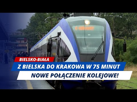 Nowa trasa PKP Intercity! Bielsko-Biała – Kraków w 75 minut!