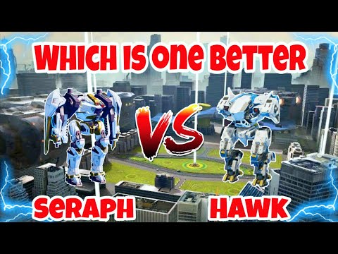 [WR]🔥 Seraph VS Hawk Robots Comparison |War Robots|