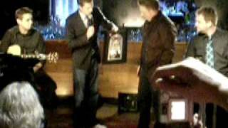 Johnny Reid recieving Platinum certification for &quot;A Place Called Love&quot;