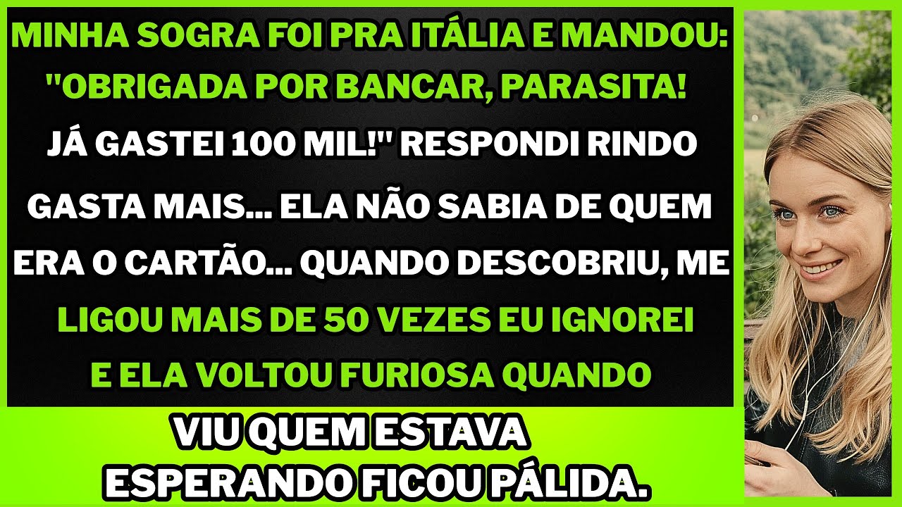 Minha sogra gastou 100 mil no meu cartão achando que venceu… mas não sabia de quem era o cartão.