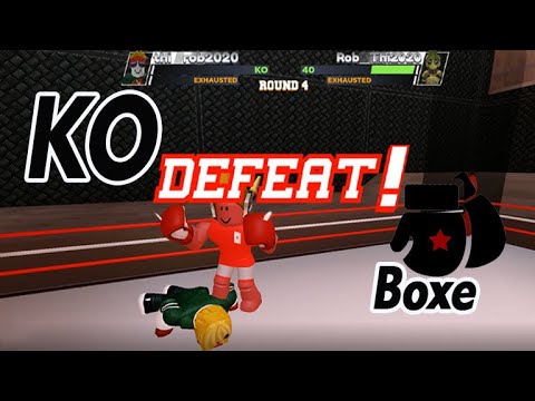 Luta de Boxe  Roblox Boxing League