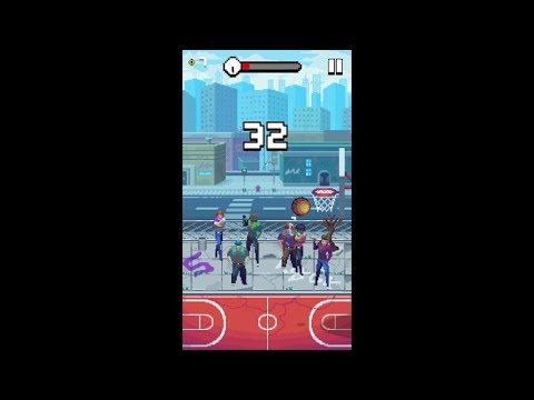 Bouncy Hoops (by Noodlecake Studios) - free offline arcade game for Android and iOS - gameplay. - YouTube