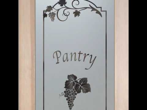 Decorative Glass for Pantry Doors