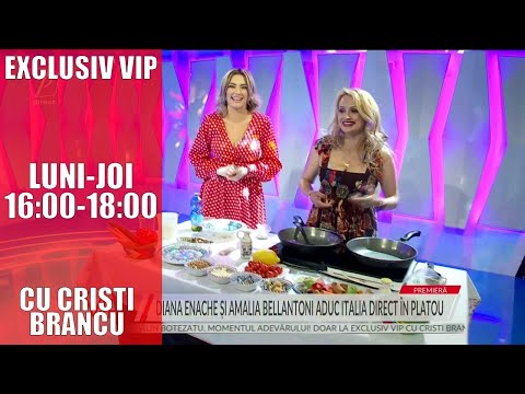 PROBĂ DE FOC PENTRU DIANA ENACHE: AMALIA BELLANTONI O PROVOACĂ LA GĂTIT REȚETE ITALIENEȘTI