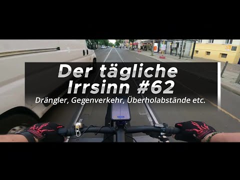 Lieferservice hält keinen Abstand ein - Fahrradalltag - Dashcam Folge #62